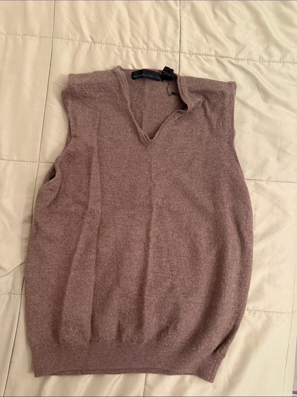 Metropolitan View brown vest